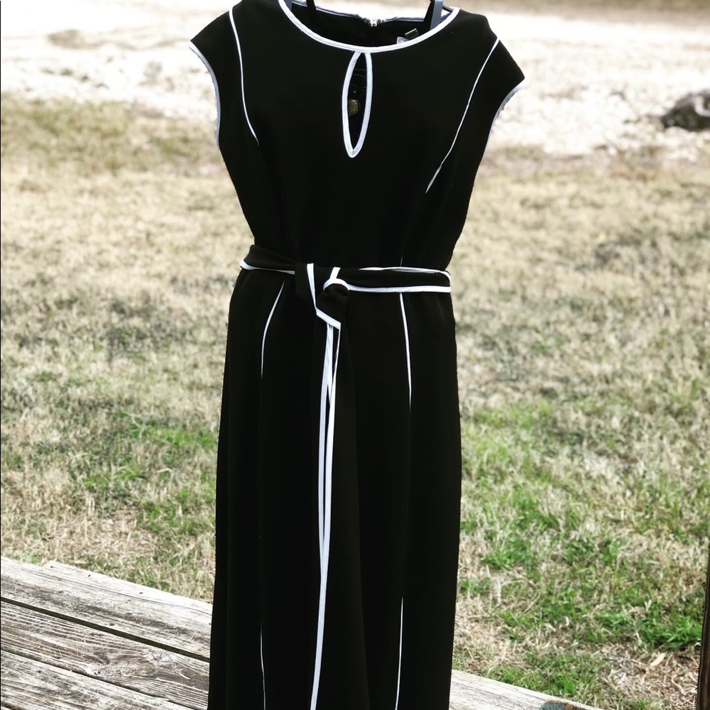 Black and White Dress
